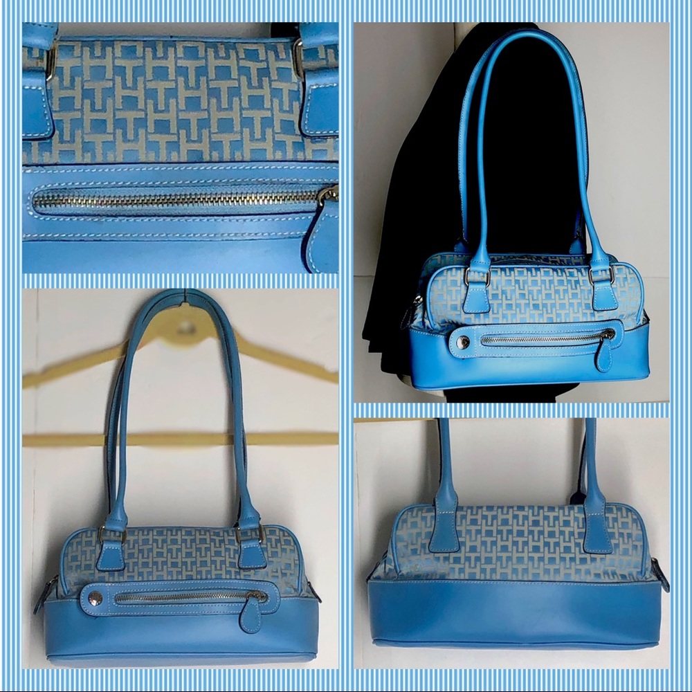 🛍Tommy Hilfiger Light Blue Small Handbag - Picture 2 of 9